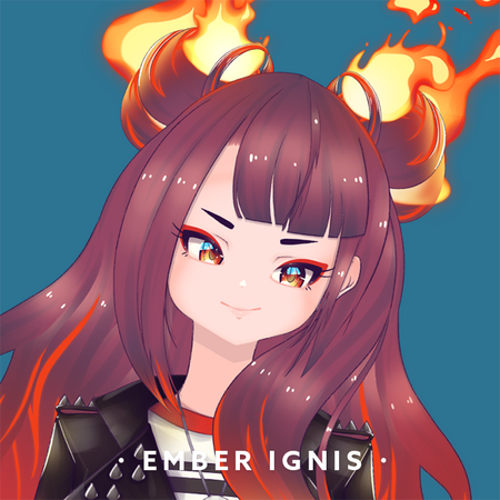 Ember Ignis - art + rig